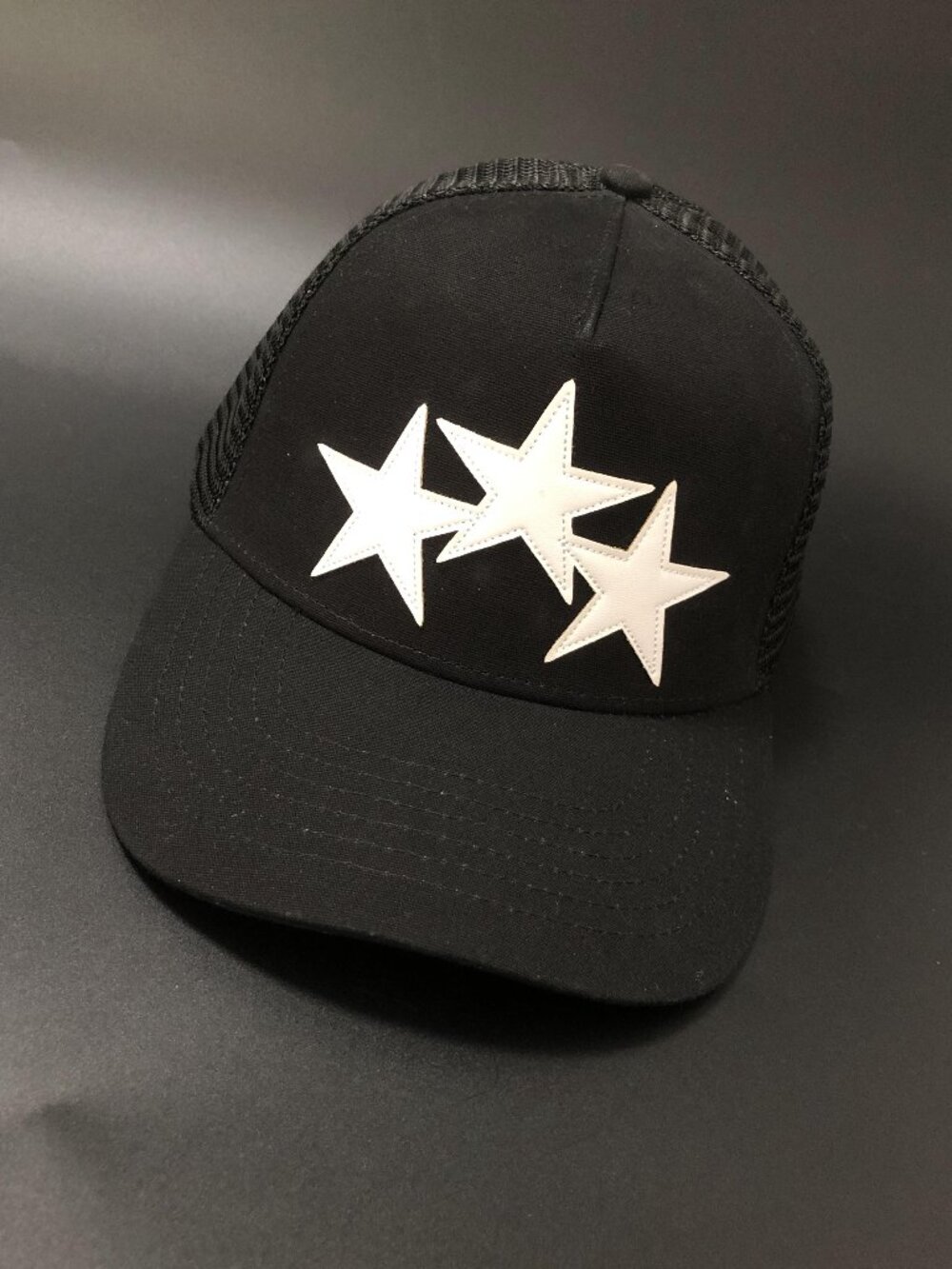 🎮PRICE DROP🎮Amiri Black Trucker Hat with White Star Baseball Cap
